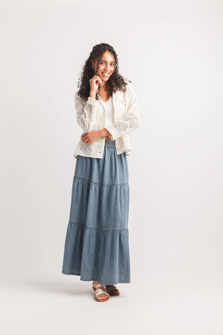 Pointelle Jacket