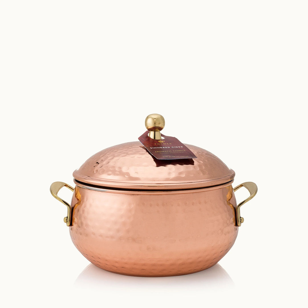 Simmered Cider 3 Wick Copper Pot Candle 18oz