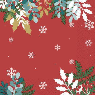 Christmas Lunch Napkins A-M