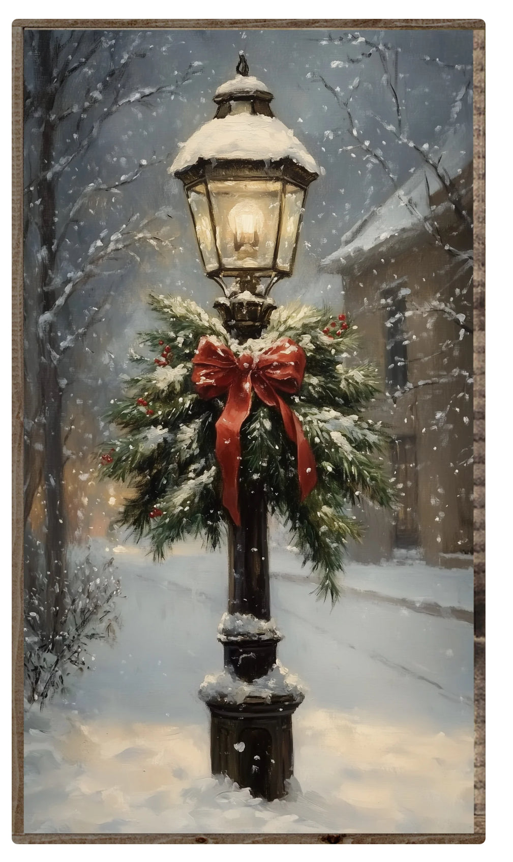 670 Vintage Christmas Lamp