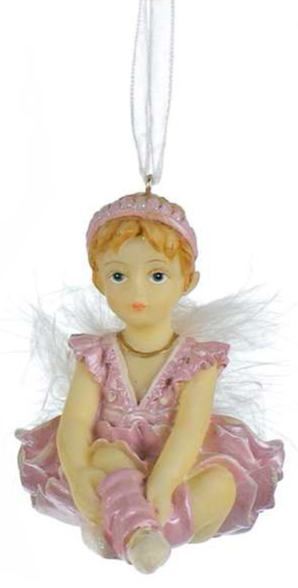 2.5” Pink Ballerina Ornament