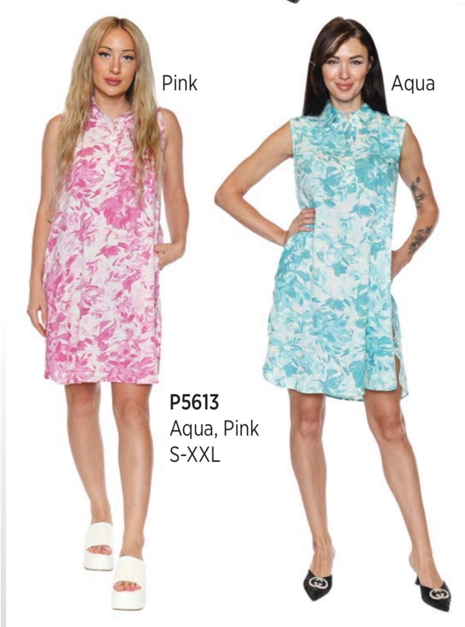 Collared Floral Dress