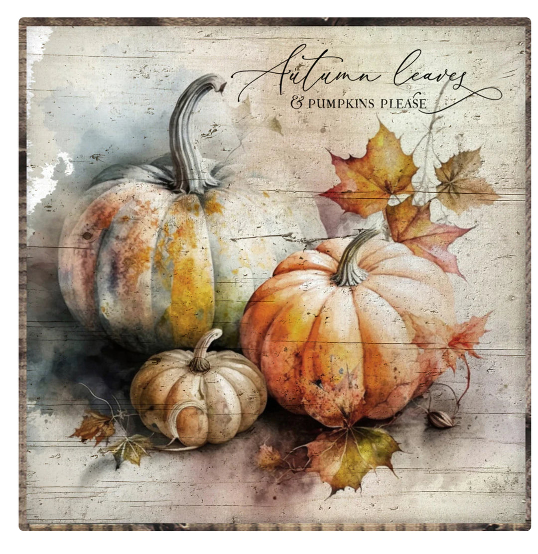 520 Autumn Leaves Watercolor