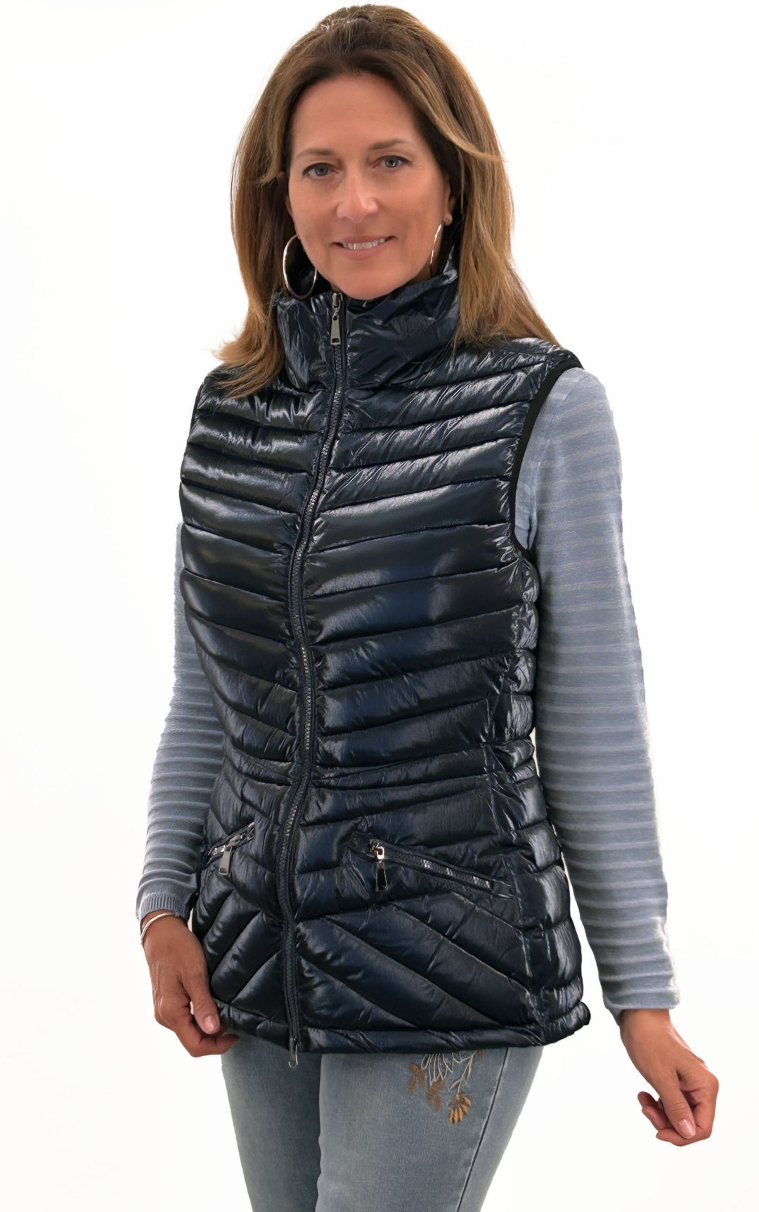 Midnight Blue Puffer Vest