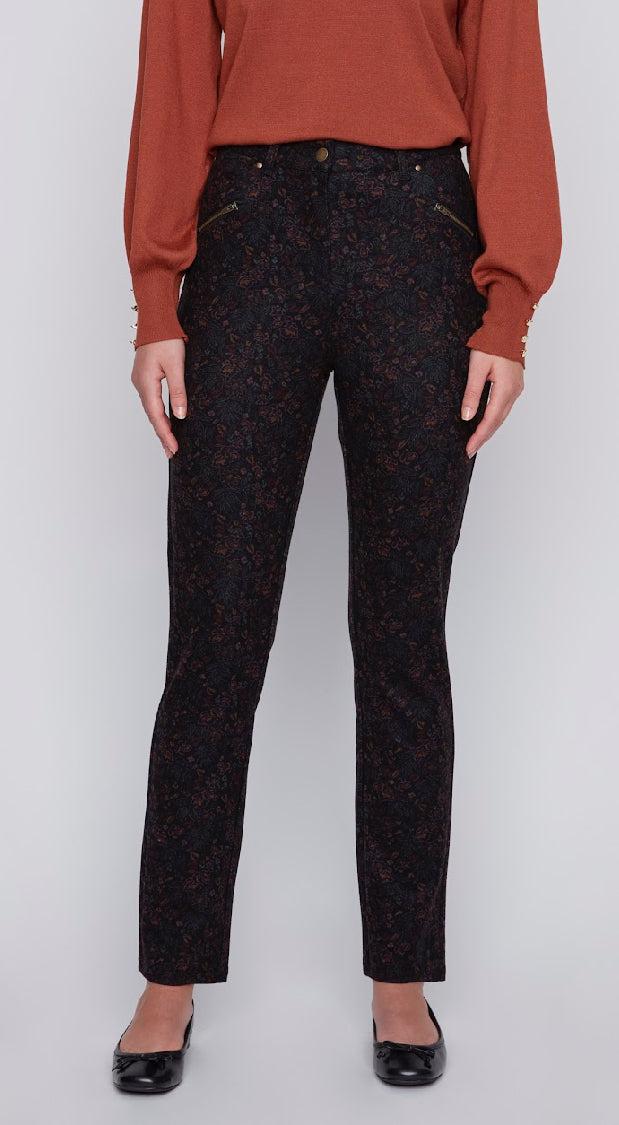 Patterned Full Length Pant