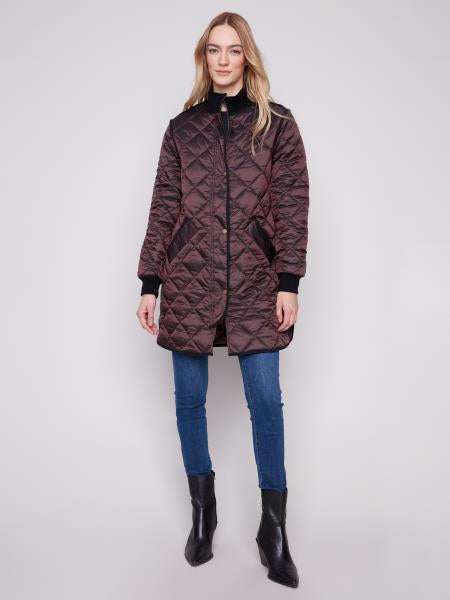 Long Quilted Puffer Jacket
