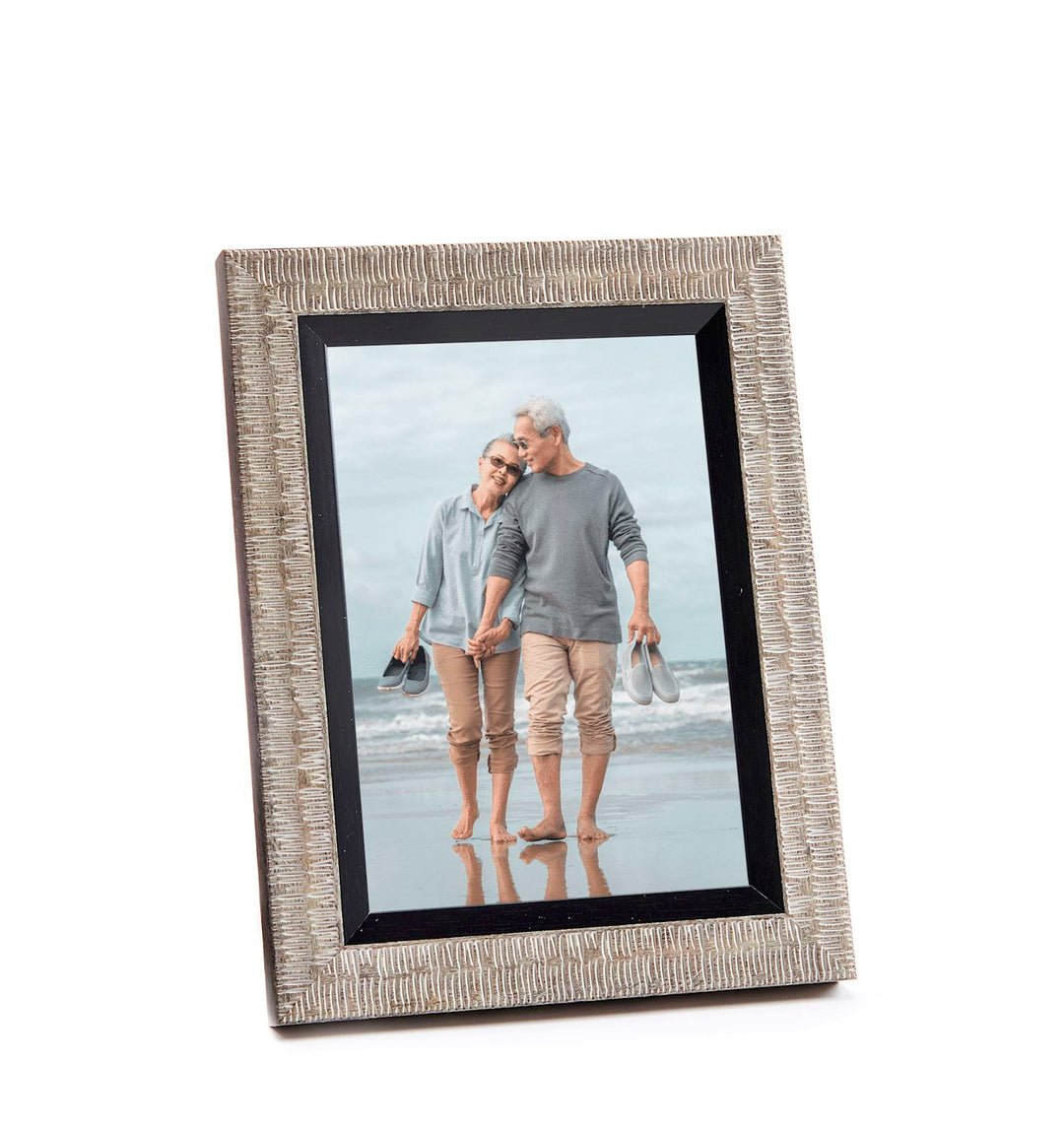 Textured Grey Photo Frame