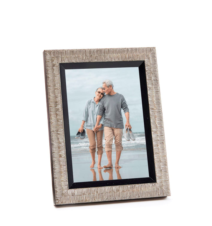 Textured Grey Photo Frame