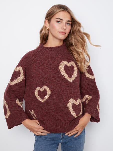 High Neck Knit Sweater
