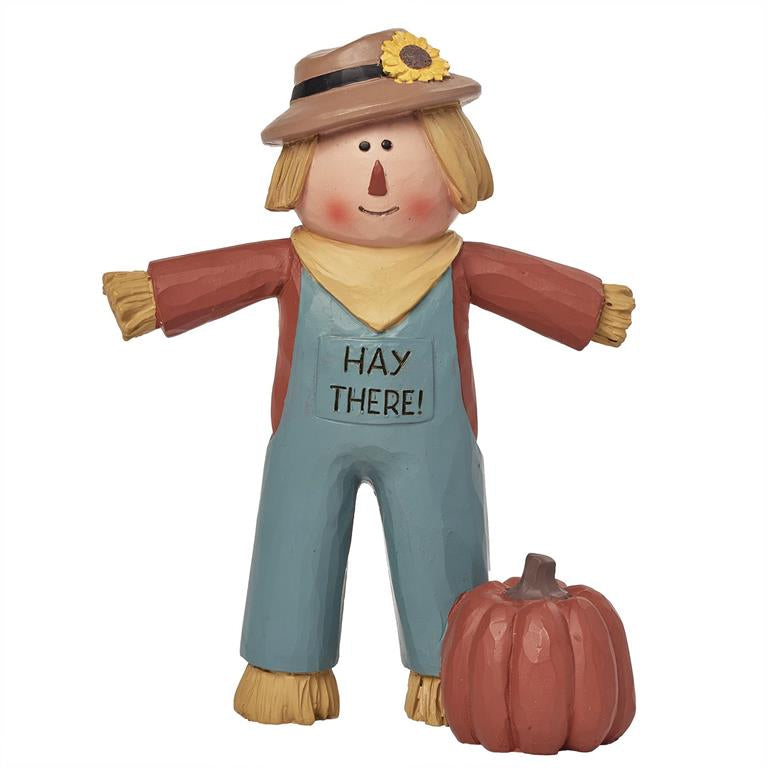 BB 3.75” Scarecrow W/Hay There Pumpkin