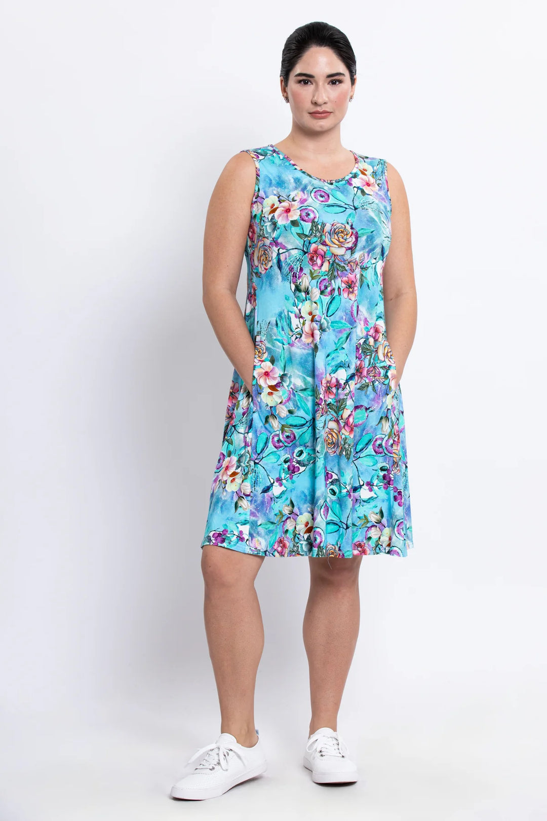 Willow Teal Nectar Bamboo Dress