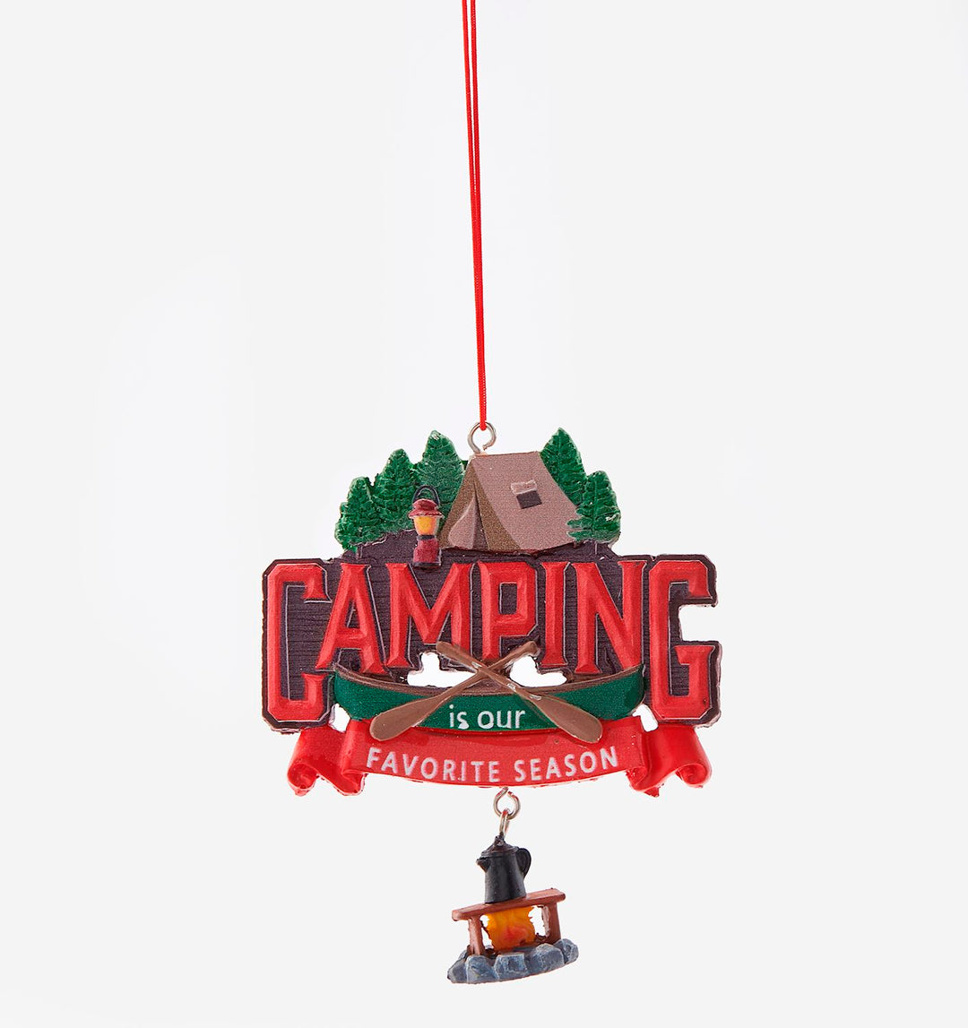 Camping Ornament