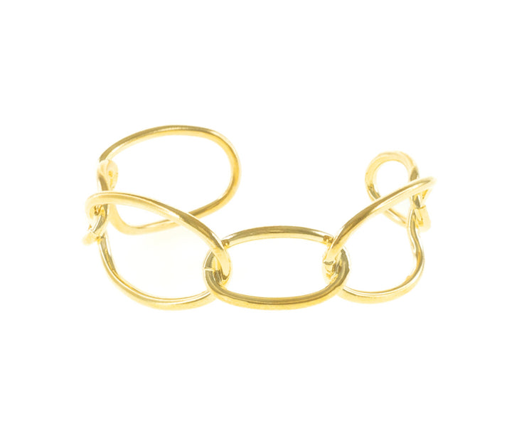 Uneven Link Cuff Bracelet