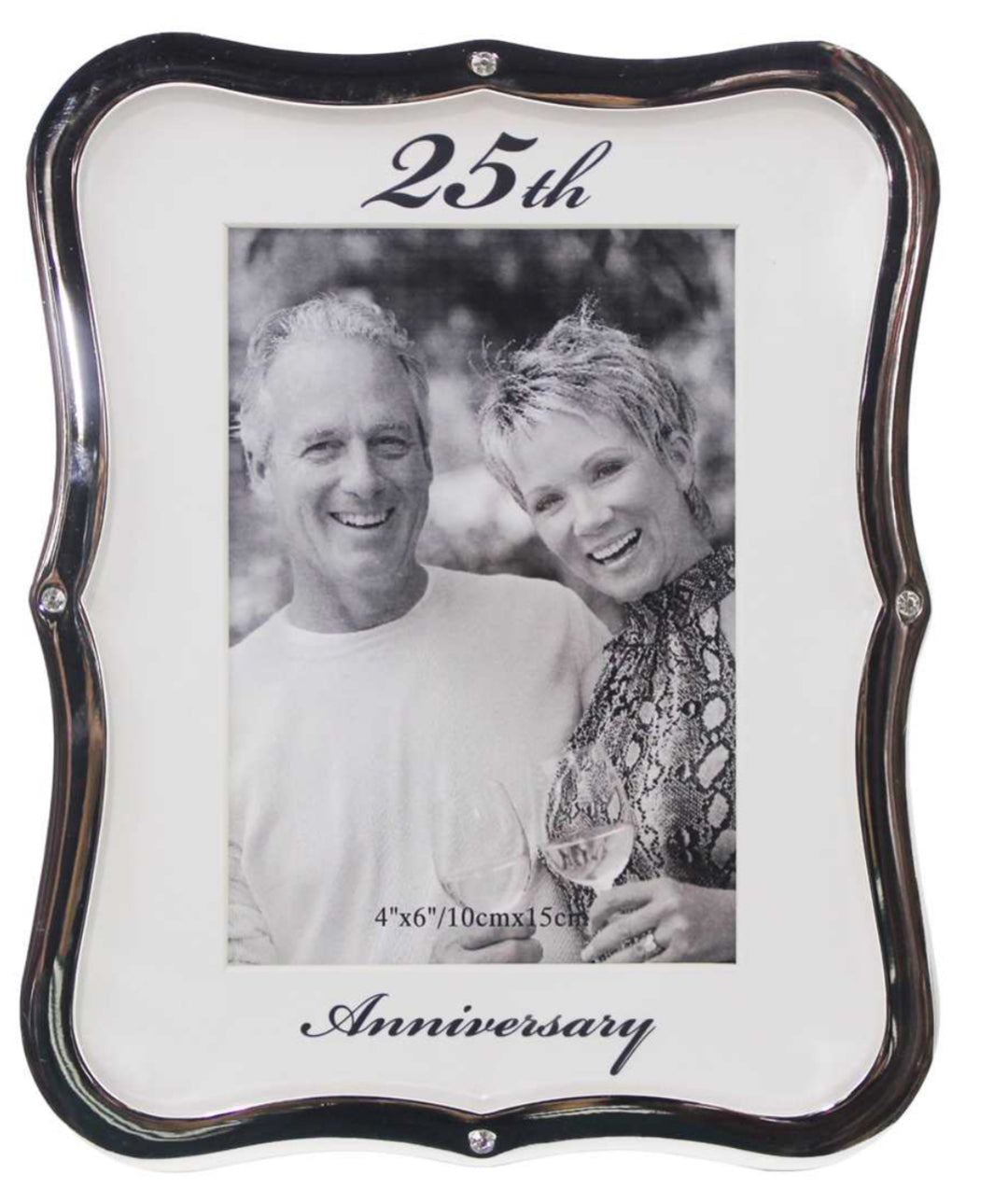 4x6” Silver Anniversary Frame