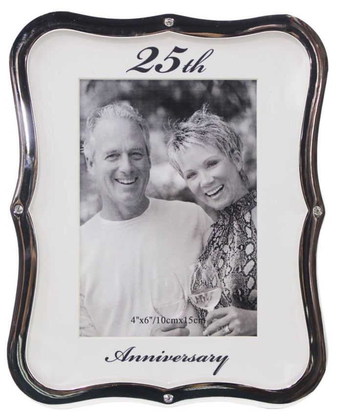 4x6” Silver Anniversary Frame