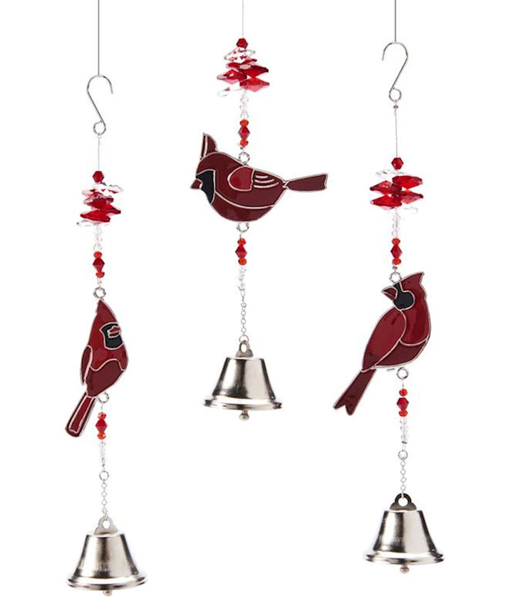 Glass Cardinal Ornament