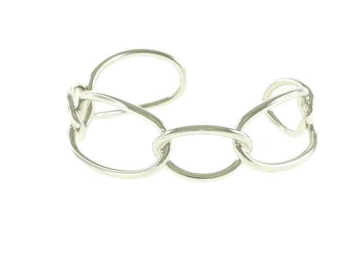 Uneven Link Cuff Bracelet