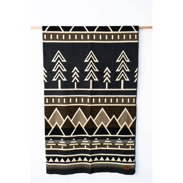 80”X92” Midnight Stroll Tree Line Double Throw Blanket