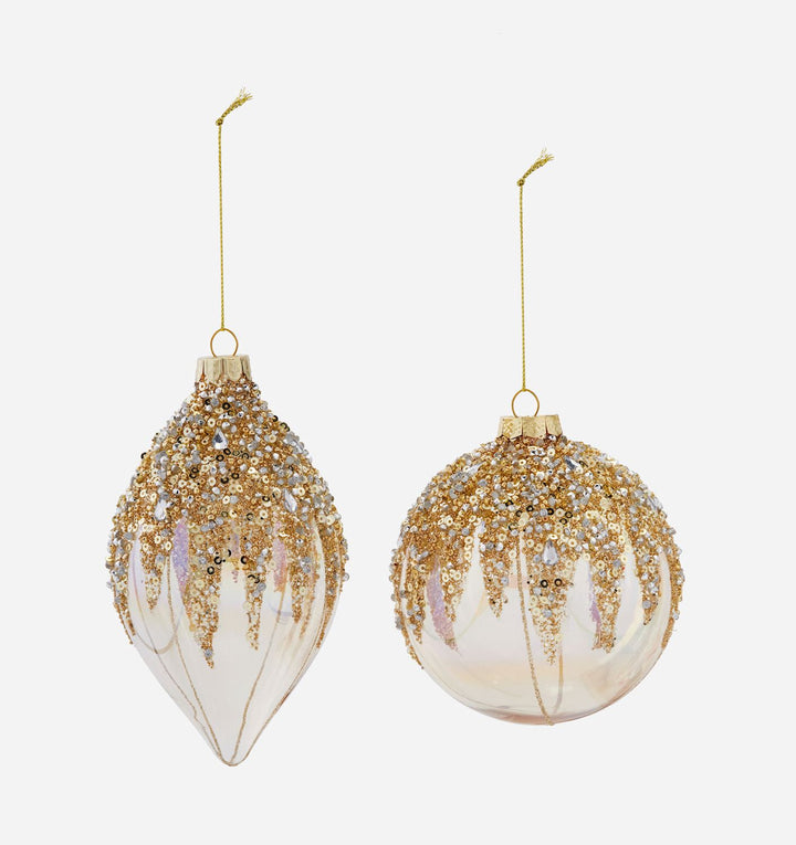 Glass Sequin Ornament