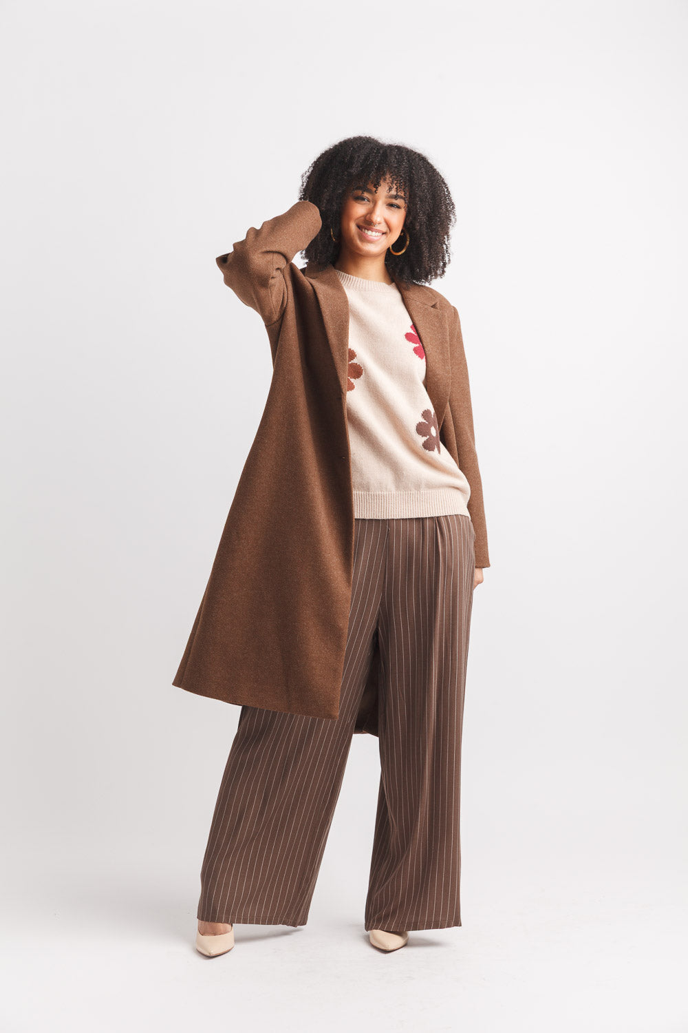 Lapel Single Breasted Coat