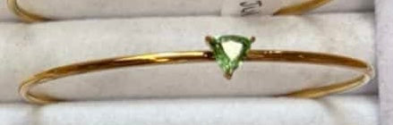 Gold Birth Gem Bracelet