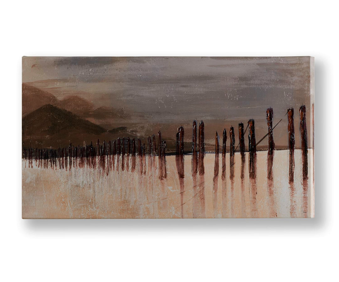 Pine Wood Canvas 36x18