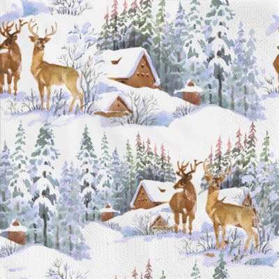 Christmas Lunch Napkins N-Z