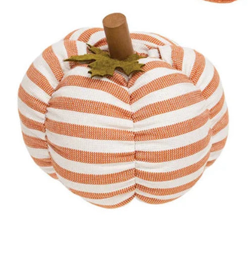 Plush Orange Patterned Pumpkins