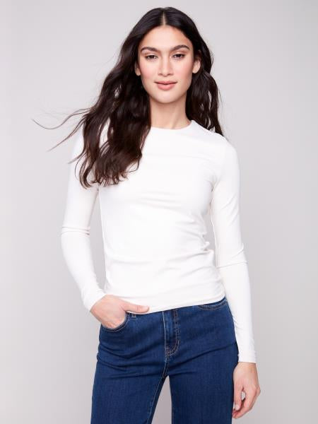Long Sleeve “Second Skin”  Knit Top