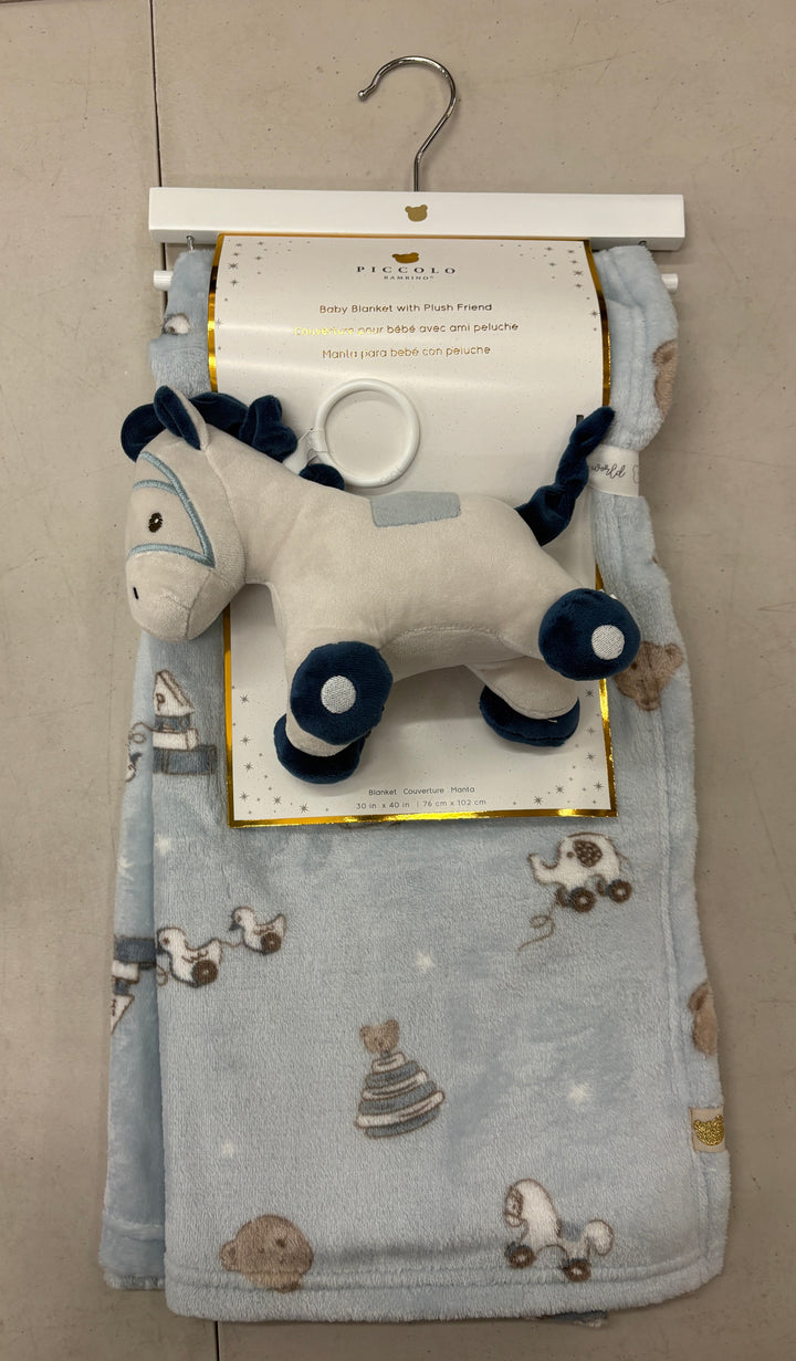 Plush Blanket W/Toy