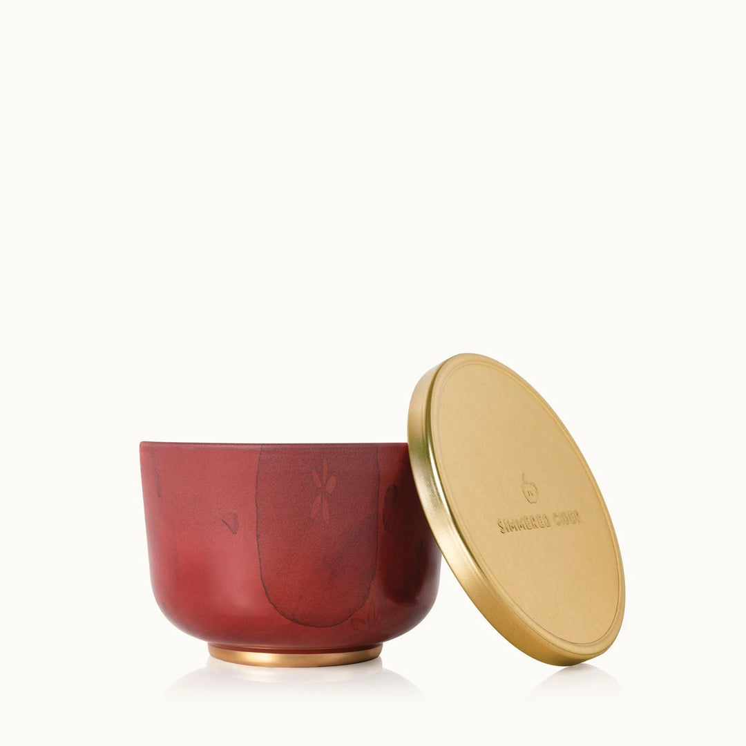 Simmered Cider Gold Tin Lid Candle