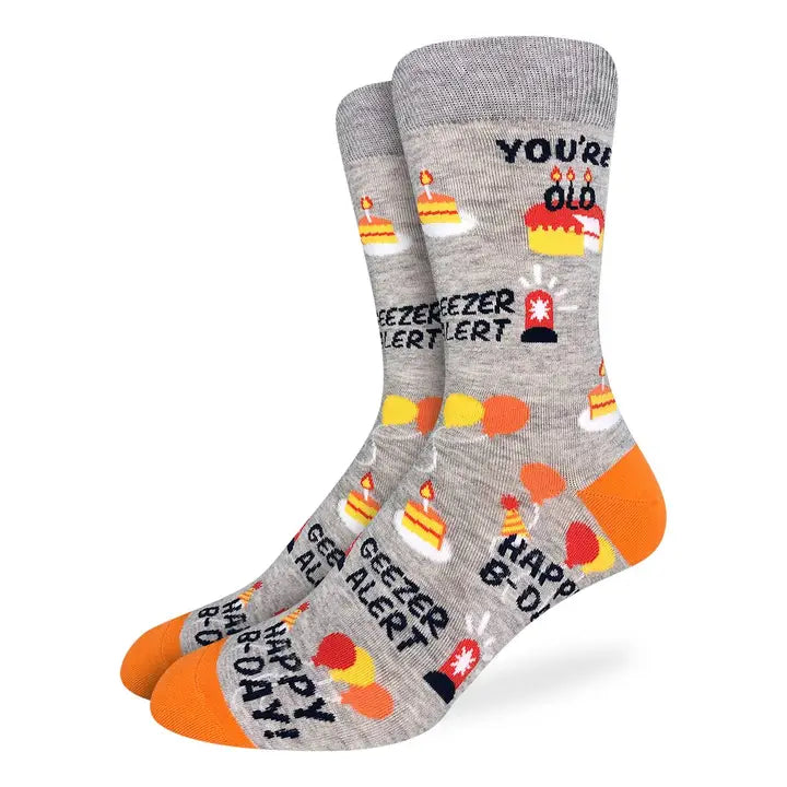 Men’s Happy Birthday Geezer Socks