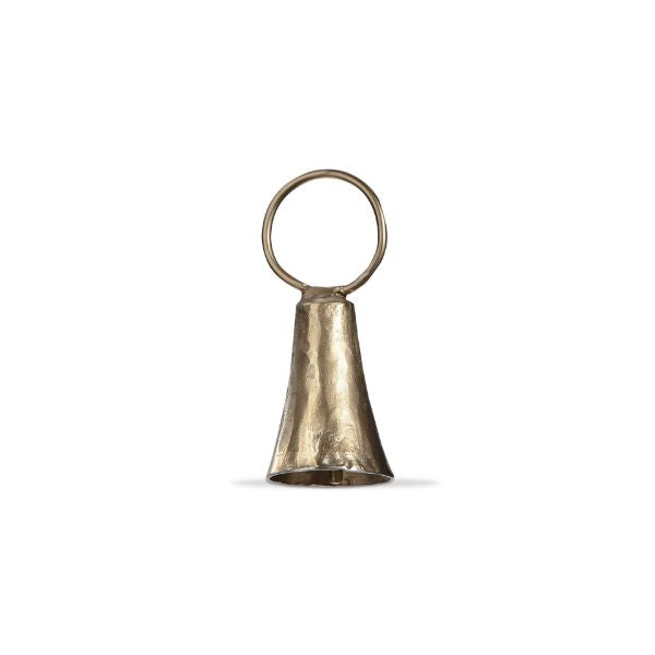 Antique Gold Bell W/Handle