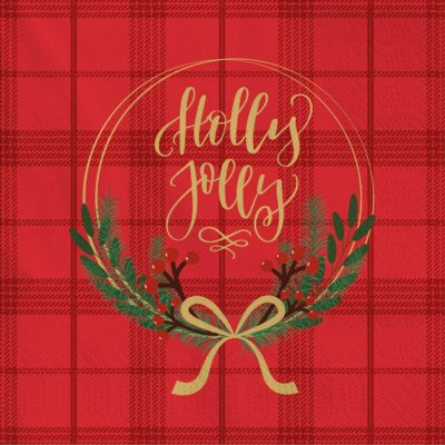 Christmas Lunch Napkins A-M