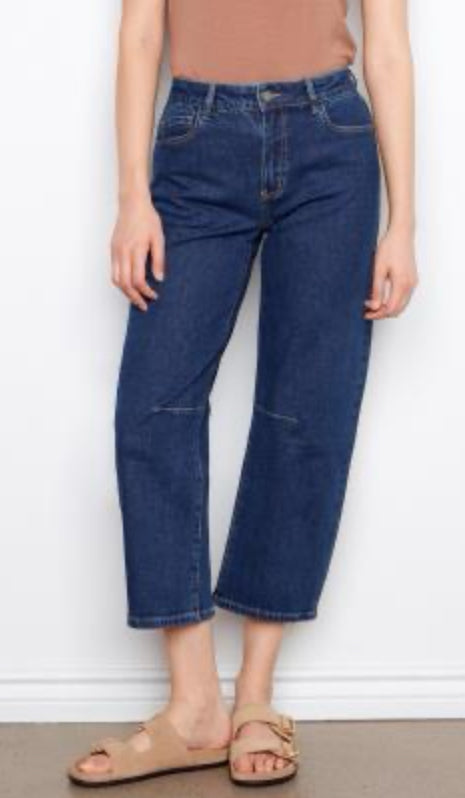 Barrel Leg Denim Pant