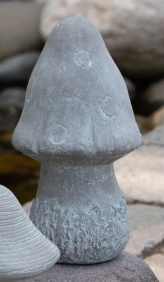 Cement Mushroom Figurines