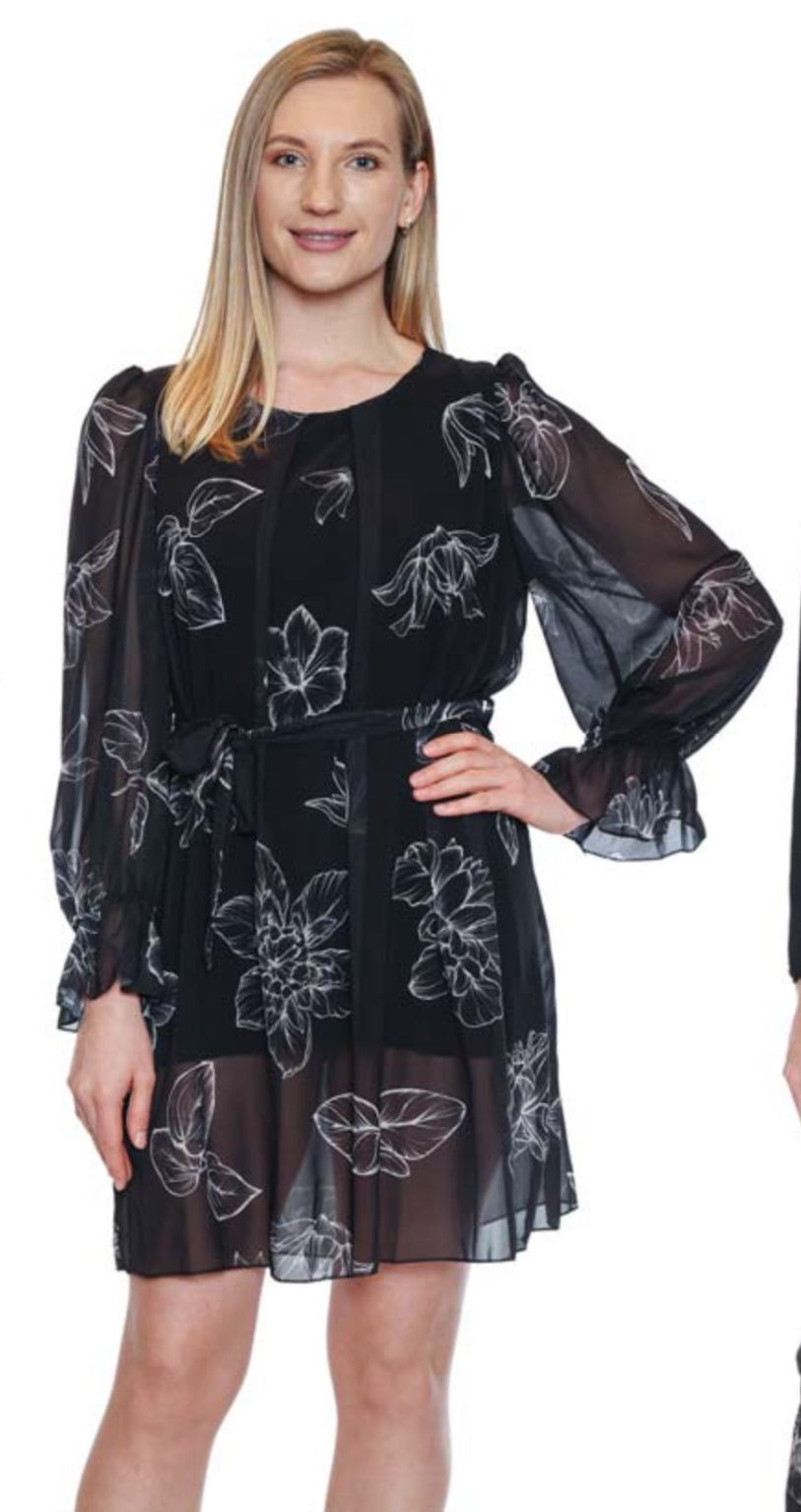 Long Sleeve Flowy Dress