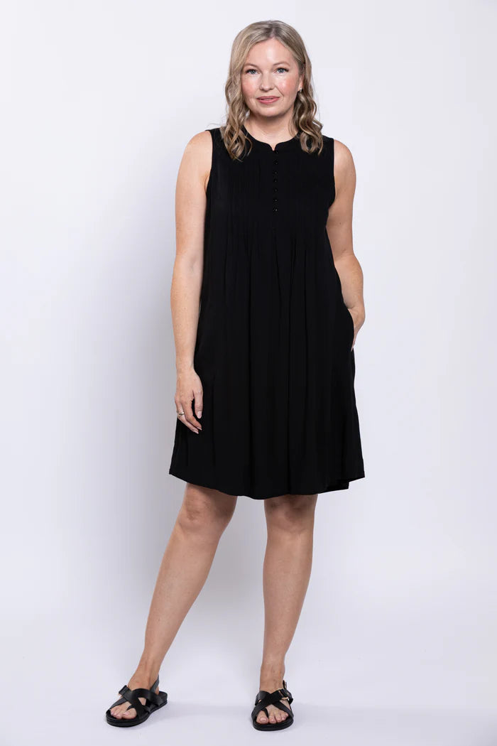 Rosalie Black Bamboo Dress