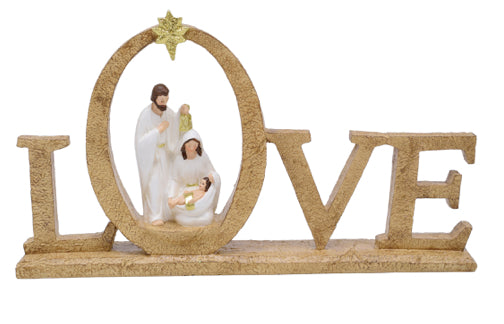 Resin W/Holy Family