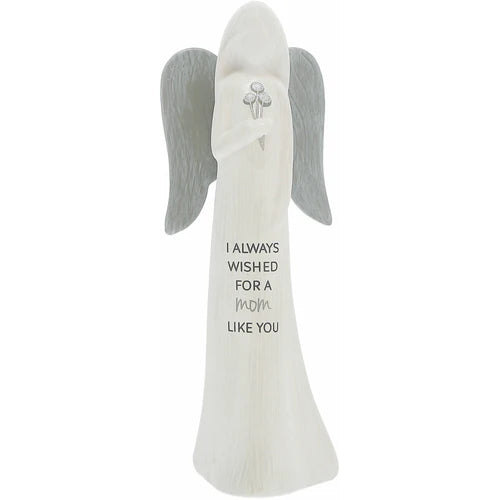 9” Mom Like You Angel Holding Dandelions