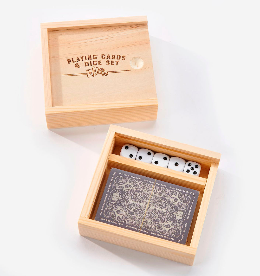 Playing Cards & Dice Set
