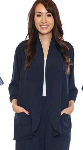 Scuba Crepe Cardigan