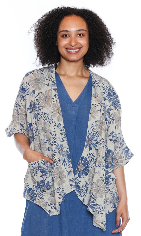 Floral Pattern Cover Up