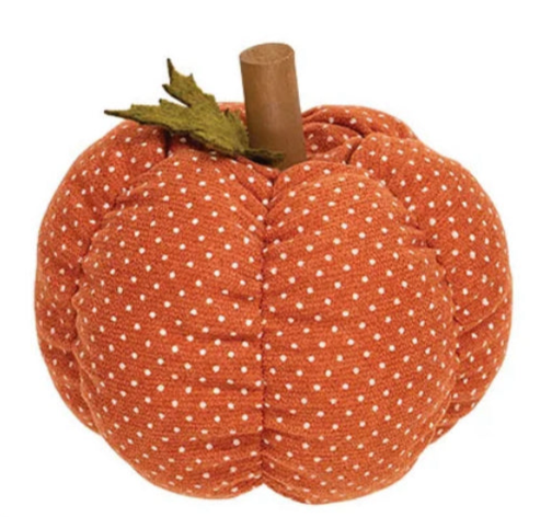 Plush Orange Patterned Pumpkins