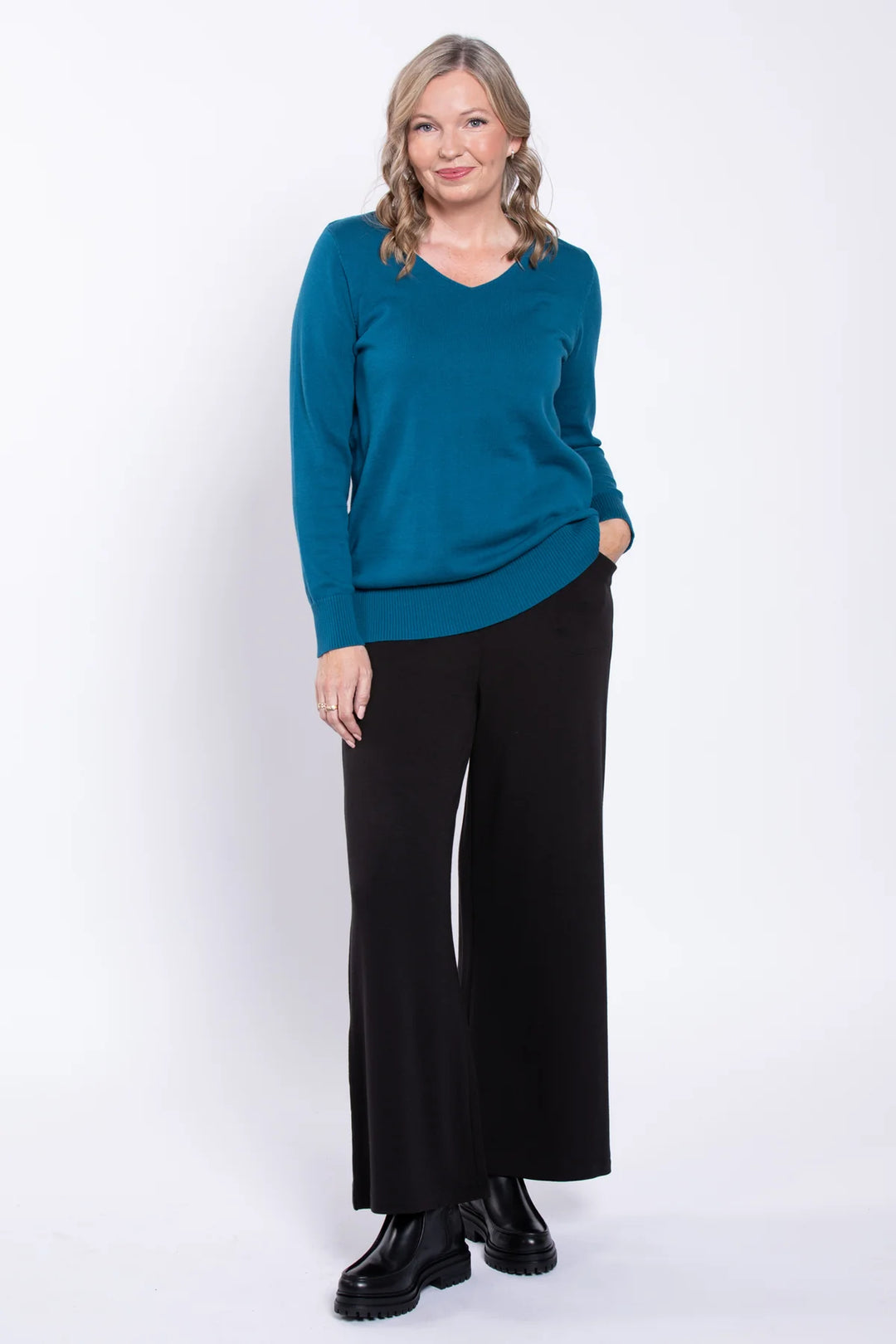Parker Black Cotton Pant