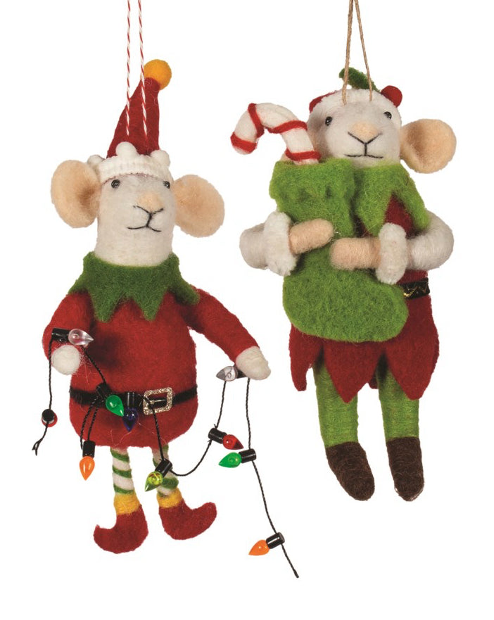 Jester Mouse Ornament