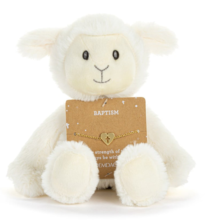 Lamb Teddy W/Bracelet