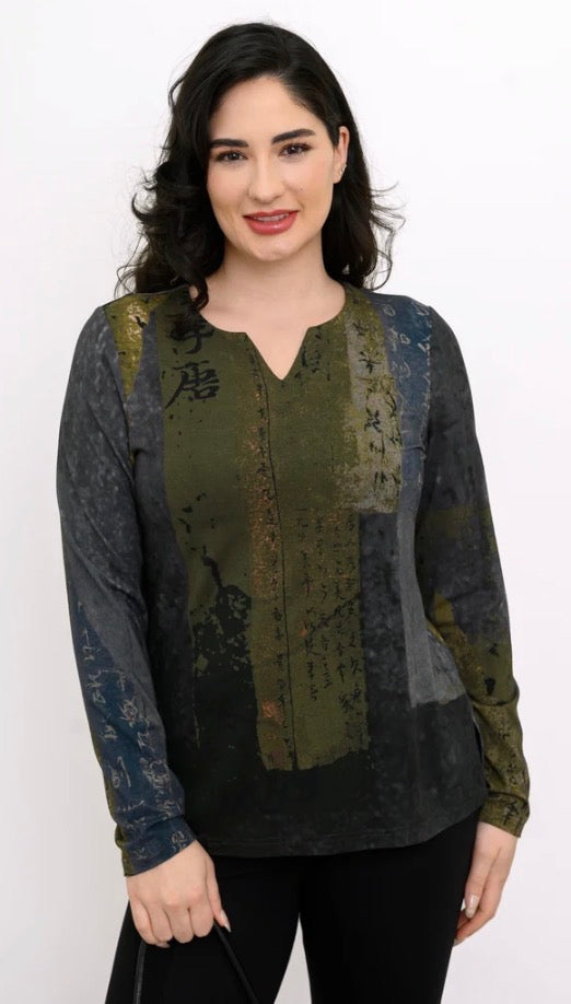 Peggy Top Rustic Khaki
