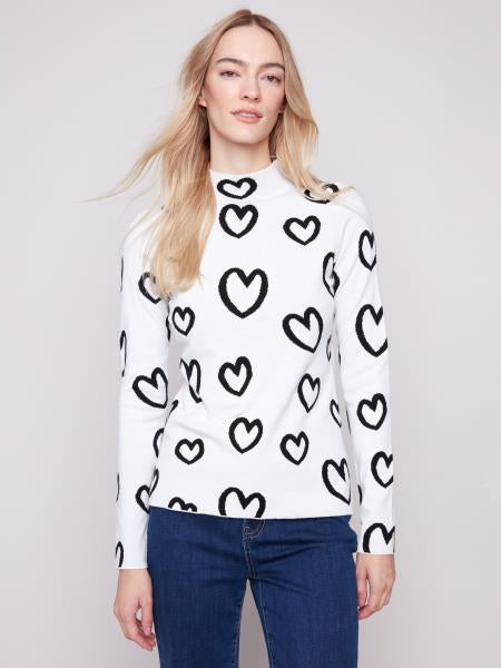 Reversible Mock Neck Sweater