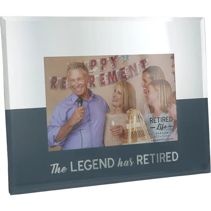 9x7” The Legend Mirrored Frame